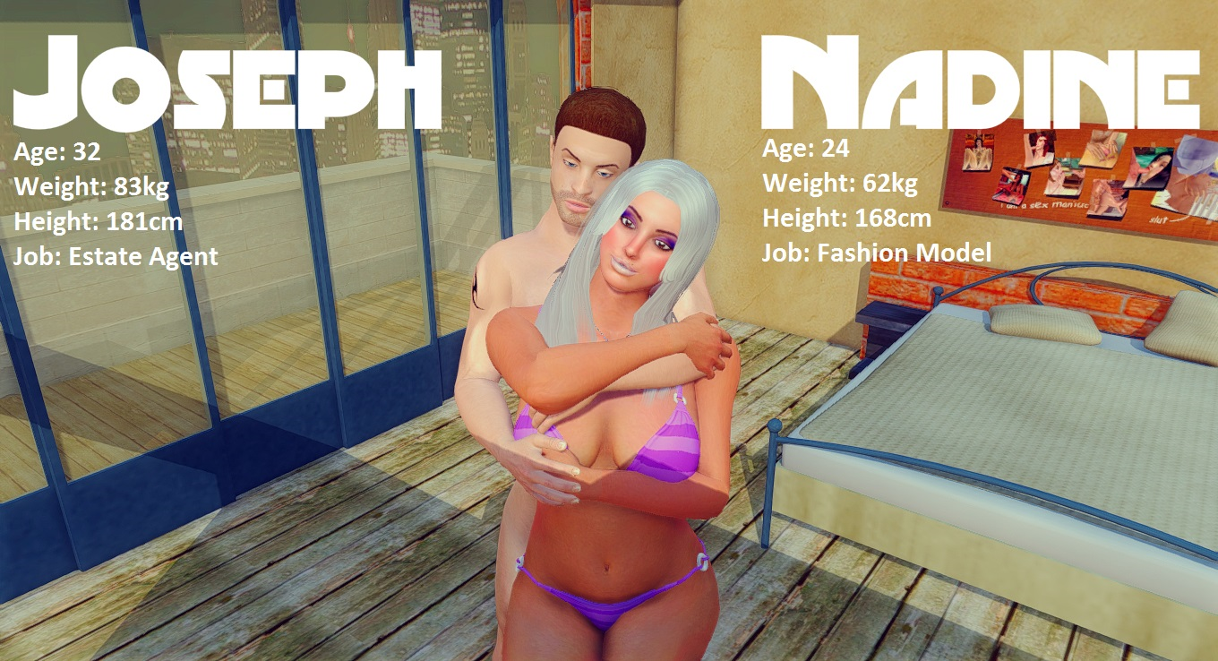Joseph and Nadine from Offshore Porn Game